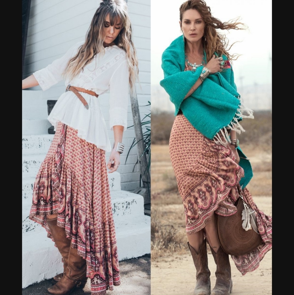 🦄size Med🦄Spell Sunset Road Skirt